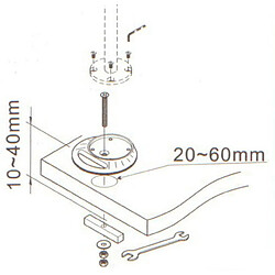 Newstar FPMA-D9GROMMET kit de support