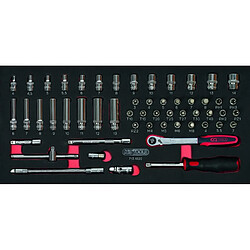 KS TOOLS 713.1020 Module de douilles et accessoires ULTIMATE® 1/4'', 54 pièces 