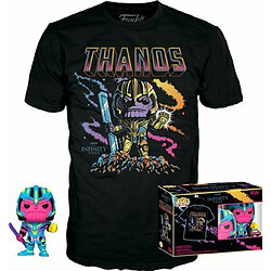 Ludendo Figurine POP&Tee Thanos Blacklight Et T-Shirt L Marvel Avengers Endgame 