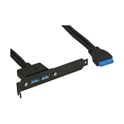 InLine Support avec deux ports USB 3.0 sur USB 3.0 interne