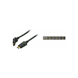 shiverpeaks BASIC-S Câble HDMI, fiche A mâle - pliable () 