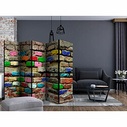 Paris Prix Paravent 5 Volets Colourful Bricks 172x225cm