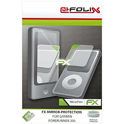 atFoliX FX-Mirror Film de protection d'écran pour Garmin Forerunner 205