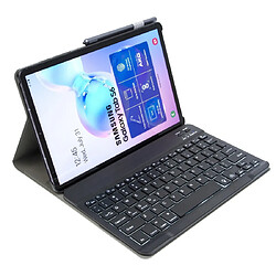 Acheter Wewoo ST 860S Pour Samsung Galaxy Tab S6 Etui Clavier Bluetooth Rétro-Éclairage Rétractable 10.5 pouces T860 / T865 avec Fonction Stand & Pen Slot Bleu