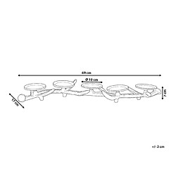 Avis Beliani Bougeoir CLEONAE Marron 7 cm