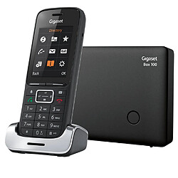 Téléphone sans fil dect noir - PREMIUM-300-NOIR - GIGASET