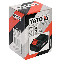 Avis YATO Batterie Li-Ion 3,0Ah 18V