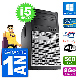 PC Tour Dell 9020 Intel Core i5-4570 RAM 8Go Disque Dur 500Go Windows 10 Wifi - Occasion