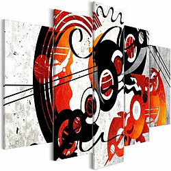 Paris Prix Tableau Imprimé 5 Panneaux Music Creations Wide 100 x 200 cm