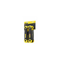 STANLEY 2 jeux de 17 clés pliables - 1,5 a 8mm et 5 / 64"" - 1 / 4""