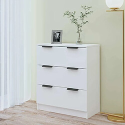 Avis Maison Chic Buffet,Meuble de Rangement,commode pour salon,Cuisine Blanc 60x30x70 cm Bois d'ingénierie -MN44237