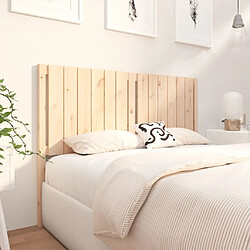 Avis Maison Chic Tête de lit scandinave pour lit adulte,Meuble de chambre 145,5x4x100 cm Bois massif de pin -MN28262