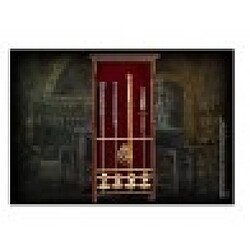 Noble Collection - Présentoir Mural Harry Potter - 4 Baguettes - fixation prévue pour une application murale- Baguettes non fournis- Taille 47 x 23cm