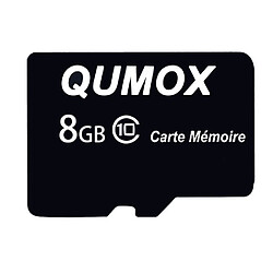 Carte Cémoire Micro SD 8Go classe 10 Qumox Micro SD Micro SDHC Card TF 