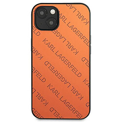 Avis Karl Lagerfeld Perforated Allover - Coque pour iPhone 13 (Orange)