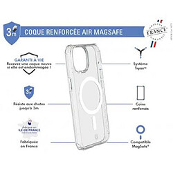 Force Case Coque Renforcée AIR Compatible MagSafe pour iPhone 15 Pro Max Transparent