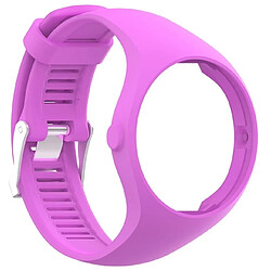 Wewoo Bracelet pour montre connectée Dragonne Sport en silicone POLAR M200 Violet