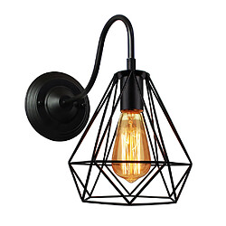 Stoex Applique Murale Industrielle E27 Abat-jour Cage Lampe Suspension Plafonnier Vintage Luminaire Décoration Rétro Applique Intérieure pour Salon Cuisine Couloir Chambre Café Bar