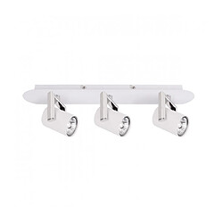 Luminaire Center Spot moderne Bland blanc 3 ampoules