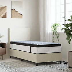 vidaXL Matelas à ressorts ensachés moyen 90x200 cm