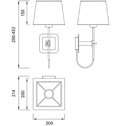 Luminaire Center Lampe avec abat jour Habana blanc 1 ampoule 26-32cm