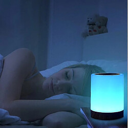 Avis Universal Lampe de table touchée, lampe de chevet dimmable avec lumière blanche chaude