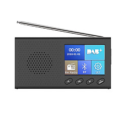 Avis Digital DAB FM Radio Rechargeable Compact Personal Black W / Earphone Jack