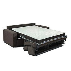 Acheter Inside 75 Canapé convertible EXPRESS SIDNEY sommier lattes 140cm matelas 16cm tissu gris anthracite