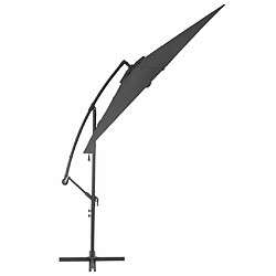 Avis Maison Chic Parasol Jardin | Parasol en porte-à-feux avec poteau Aluminium 300 cm Anthracite - GKD67161