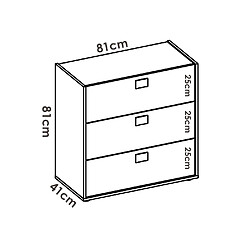 Avis Pegane Ensemble chambre à coucher complète ( lit adulte 190x90 cm avec 2 tiroirs + table de chevet + commode ) coloris blanc, chêne naturel