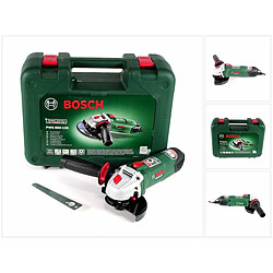 Bosch PWS 850-125 Meuleuse angulaire 850 W 125 mm + Coffret de transport