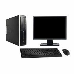 PC HP 8300 Elite SFF Ecran 22" Intel i3-2120 RAM 16Go Disque 2To Windows 10 Wifi - Occasion