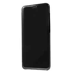 Avis Etui en PU surface de rétroviseur fenêtre vue noir pour votre Samsung Galaxy A9 (2018)/A9 Star Pro/A9s