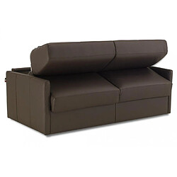 Avis Inside 75 Canapé lit 3 places SUN convertible EXPRESS 140cm tweed marron matelas épaisseur 16cm