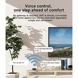 Télécommande infrarouge intelligente tout-en-un WiFi contrôleur de Blaster IR Hub de télécommande infrarouge universel intelligent pour ca, TV, DVD,