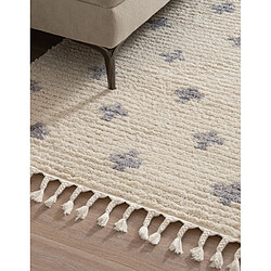 Avis Hadorn Tapis shaggy 245x160 beige Frauenfeld Rood