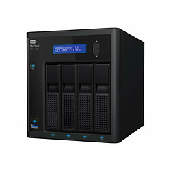 Western Digital WD My Cloud Pro PR4100 64To 4Bay NAS WD My Cloud Pro PR4100 64To 4Bay NAS 4xHDD 1.6GHz QuadCore processor 4Go RAM RAID 0 1 JBOD 2xUSB3.0 External RTL