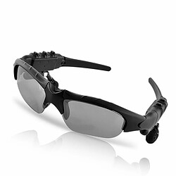 Lunettes Bluetooth Casque Stéréo Sans Fil Avec Microphone Lunettes De Soleil Polarisées Écouteurs Antibruit Noir 