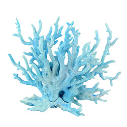 Acheter Artificielle Plastique Usine Corail F / Aquarium Réservoir De Poissons De Fond Décor S Bleu