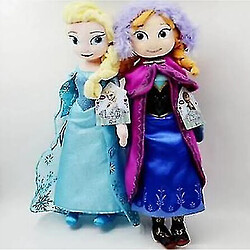 Universal Frozen Princess Anna Elsa Snow Queen Doll Kids Toys Christmas Gifts Stuffed Plush 50cm 2pcs()