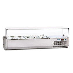 Vitrine Réfrigérée pour Table à Pizza GN 1/3 - Largeur 1200 - Sofraca