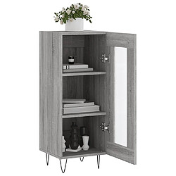 Acheter Maison Chic Buffet,Meuble de Rangement,commode pour salon,Cuisine Sonoma gris 34,5x34x90 cm Bois d'ingénierie -MN98484