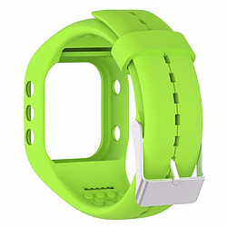 Wewoo Bracelet pour montre connectée en silicone Smart Watch POLAR A300 vert