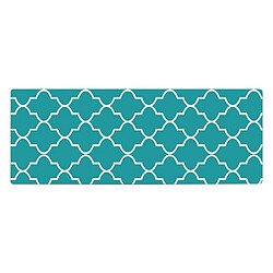 Tapis De Passage De Chambre à Coucher De Cuisine à Carreaux Antidérapant Tapis Anti-fatigue Vert 120x45cm