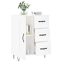 Acheter Maison Chic Buffet,Meuble de Rangement,commode pour salon,Cuisine blanc 69,5x34x90 cm bois d'ingénierie -MN15738