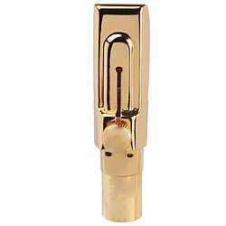 Embouchure de Saxophone Alto A5 Saxophone Pièces de rechange pour Saxophone Couleur Or 135x42x35mm