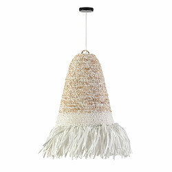 Suspension Thai Natura Blanc Naturel Raphia Sisal 53 x 95 x 53 cm