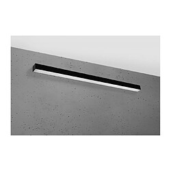 Luminaire Center Plafonnier Pinne Aluminium Noir 1 ampoule 5,3cm