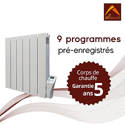 Chauffage électrique inertie fluide - 1000W - blanc - Adda Allauve