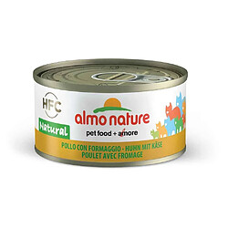 Pâtée en Boîte HFC Natural Poulet avec Fromage pour Chat - Almo Nature - 70g